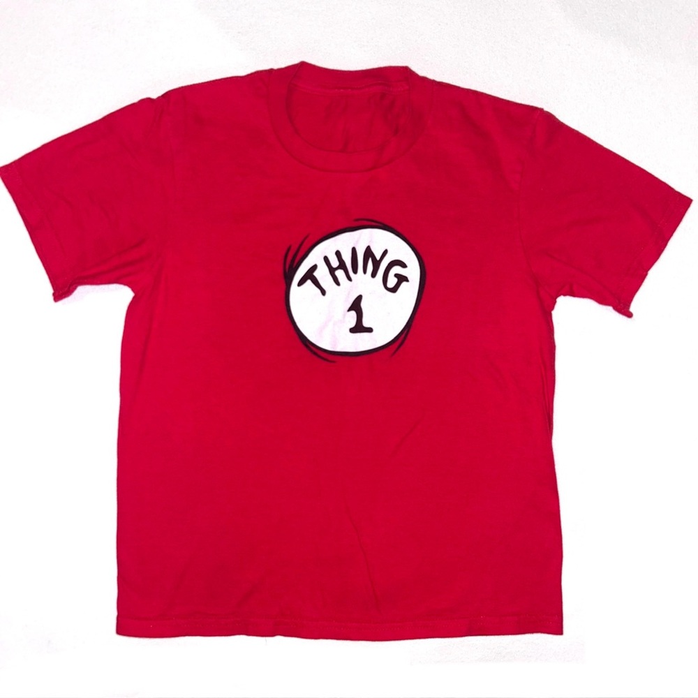 Red Kids T-Shirt with Fun Graphic - Picture 1 of 3